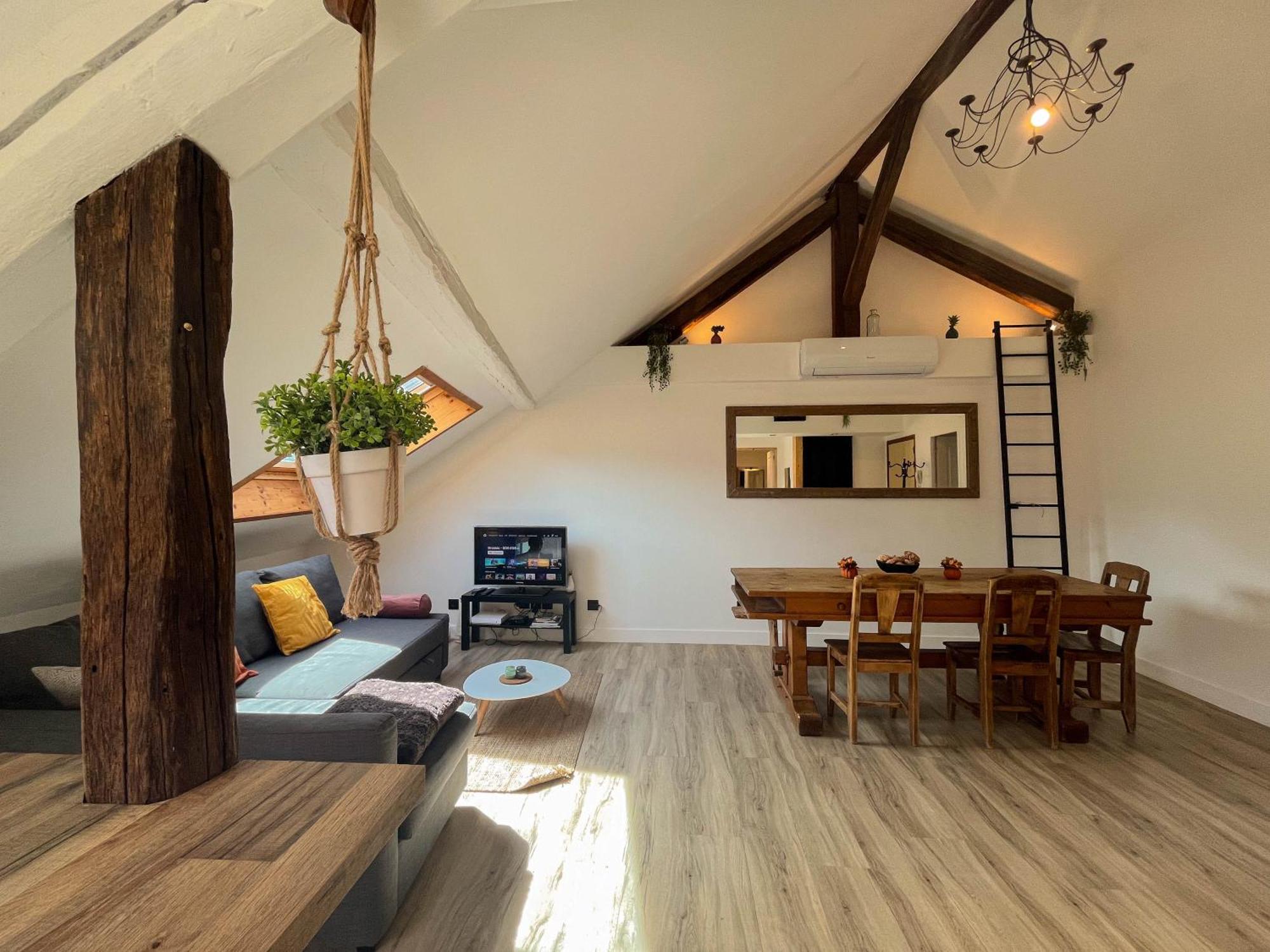 Ferienwohnung Cocon Sous Les Toits Albertville Exterior foto